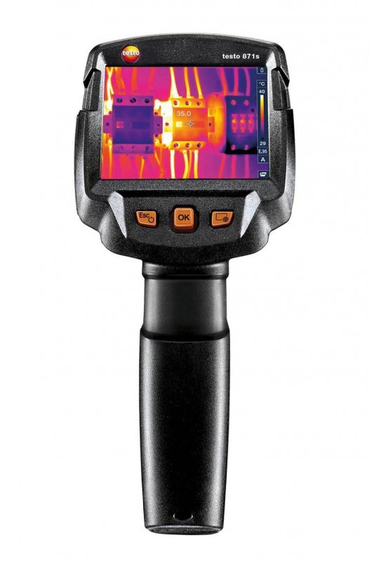 Testo 871s termokamera s displejem, WLAN modulem a příslušenstvím v kufříku